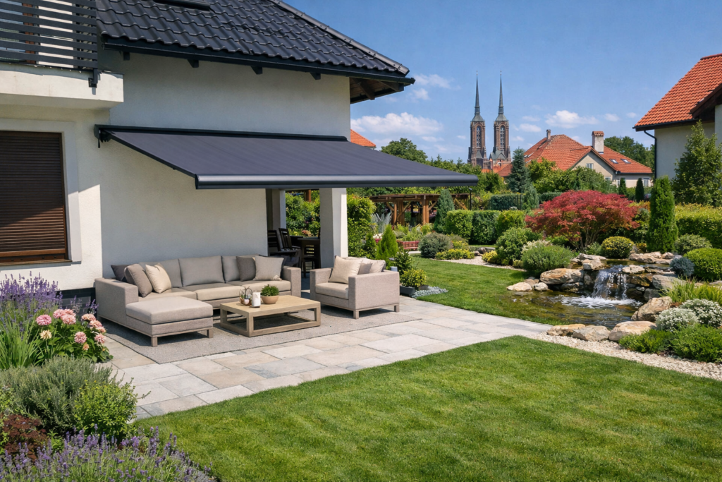 Markizy tarasowe Wrocław – cennik i ceny z montażem